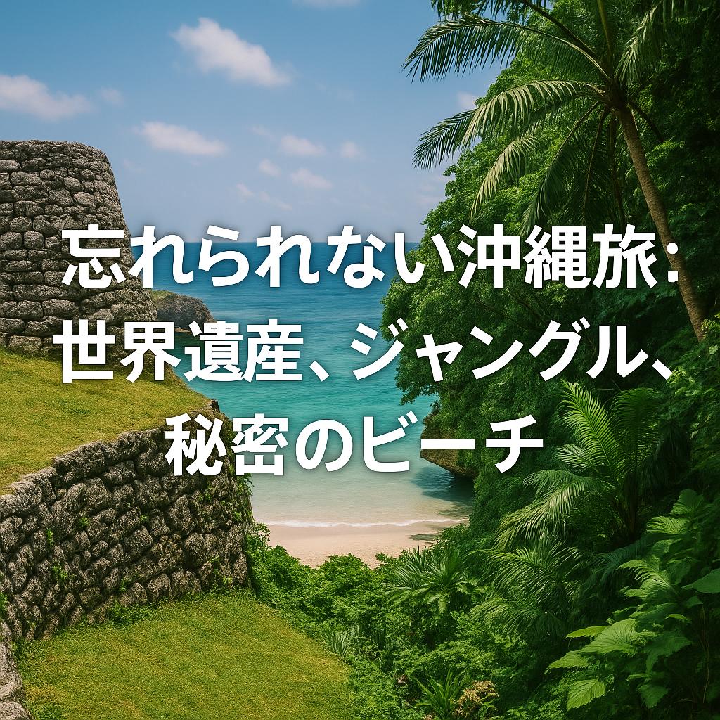 忘れられない沖縄旅：世界遺産、ジャングリア、秘密のビーチ